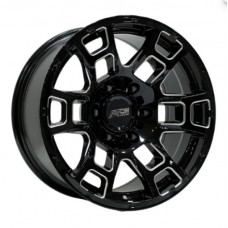BCH F7603 17X8.5 6X139.7 ET -12 BLACK MILLING